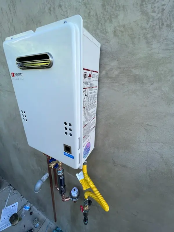 Tankless water heater installation for Barber homes